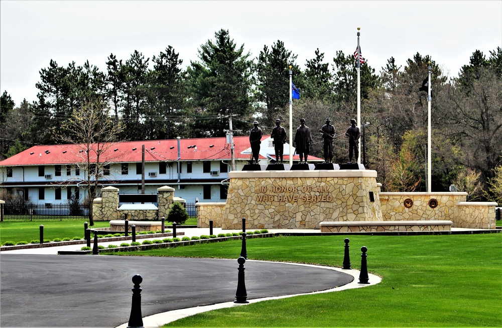 2020 Spring Views at Fort McCoy's Commemorative Area