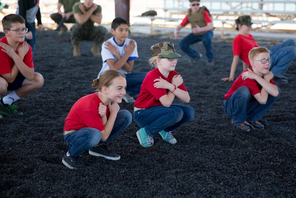 Kingman Young Marines Visit MCAS Yuma