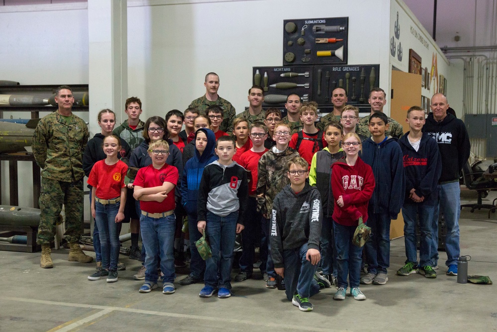 Kingman Young Marines Visit MCAS Yuma