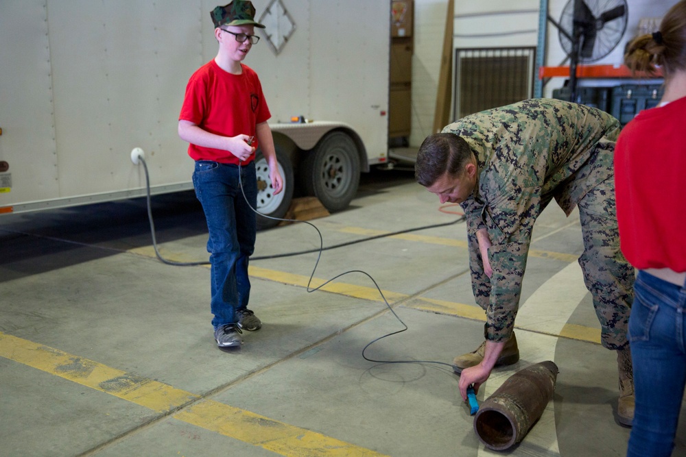 Kingman Young Marines Visit MCAS Yuma