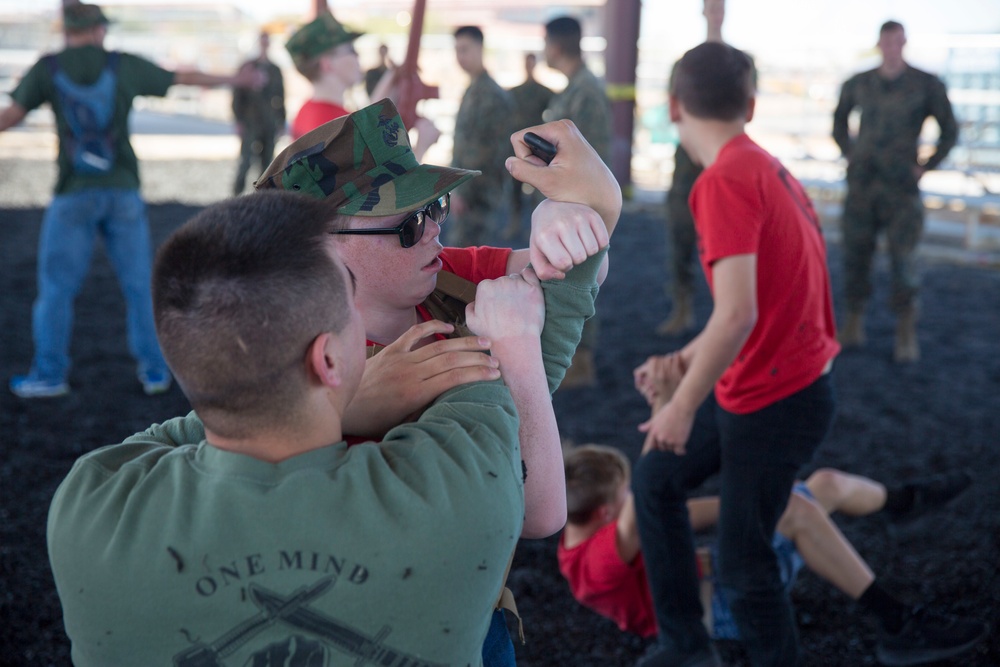 Kingman Young Marines Visit MCAS Yuma