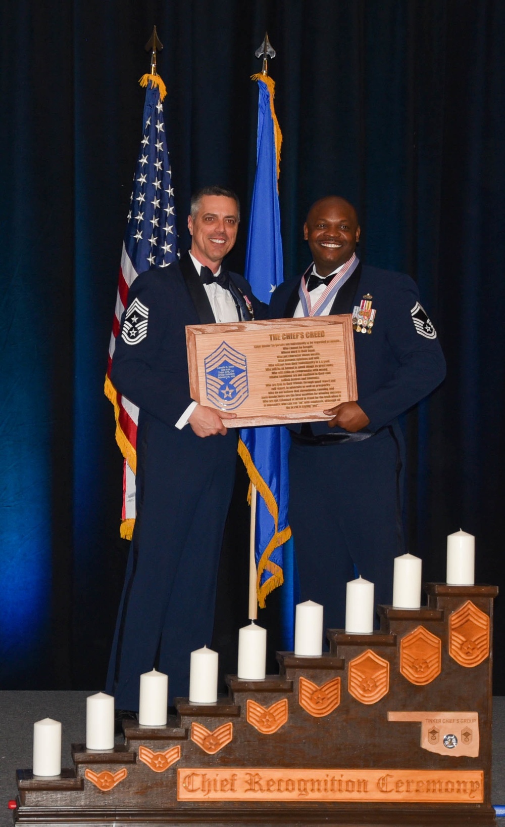 Tinker Celebrates New Chief Master Sergeants