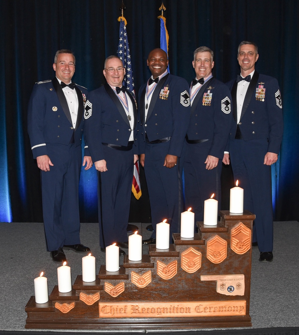 Tinker Celebrates New Chief Master Sergeants