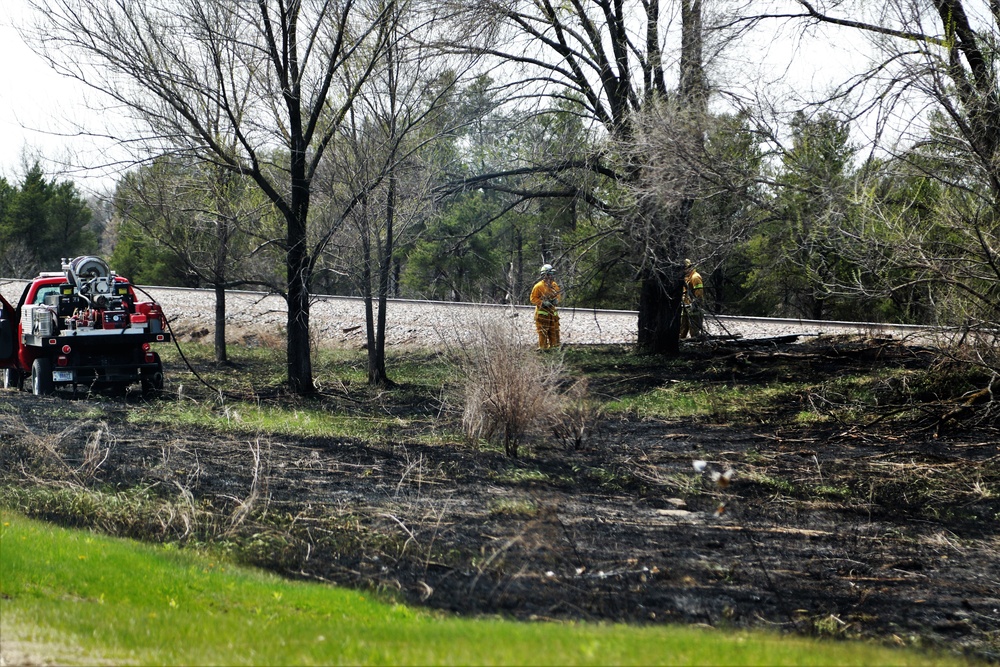 Fort McCoy prescribed burn team hold early May burn on installation