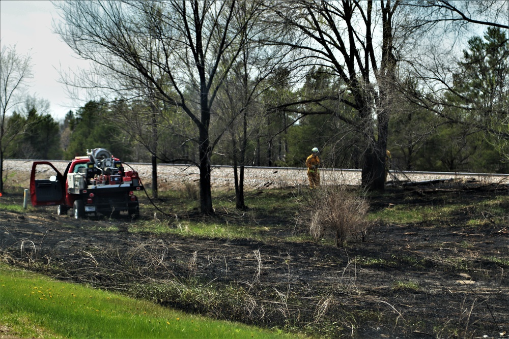 Fort McCoy prescribed burn team hold early May burn on installation
