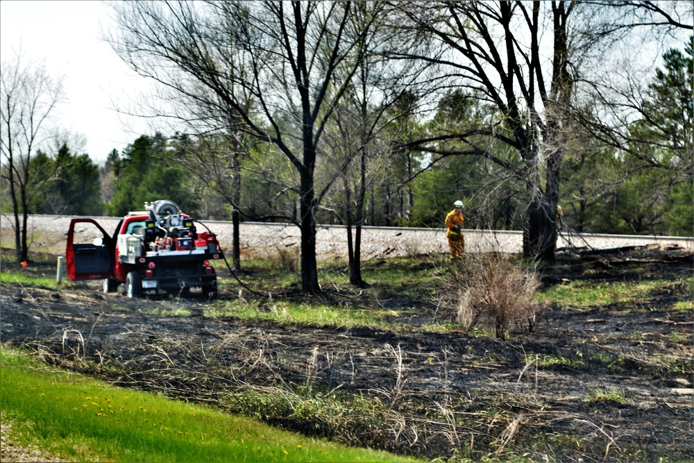 Fort McCoy prescribed burn team hold early May burn on installation