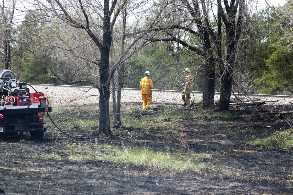 Fort McCoy prescribed burn team hold early May burn on installation