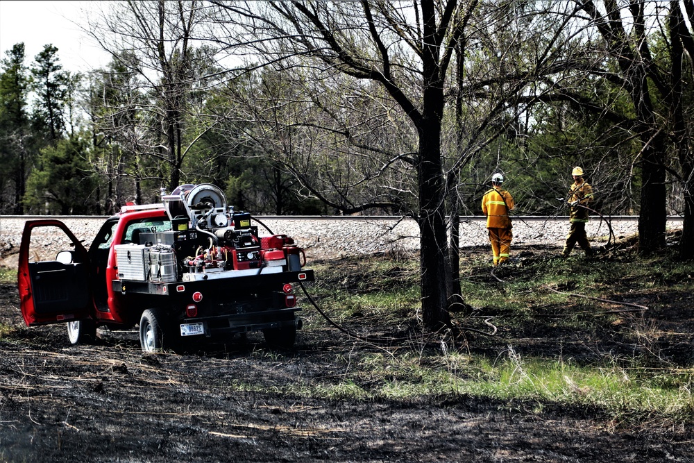 Fort McCoy prescribed burn team hold early May burn on installation