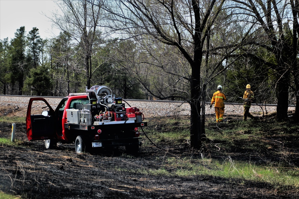 Fort McCoy prescribed burn team hold early May burn on installation