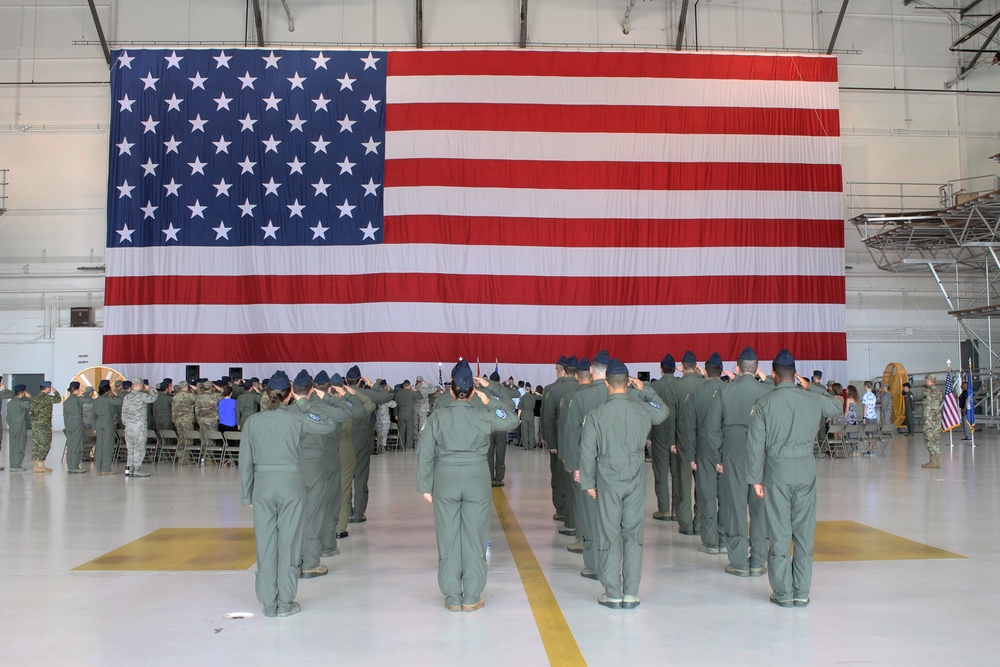 960th Airborne Air Control Squadron Change of Command