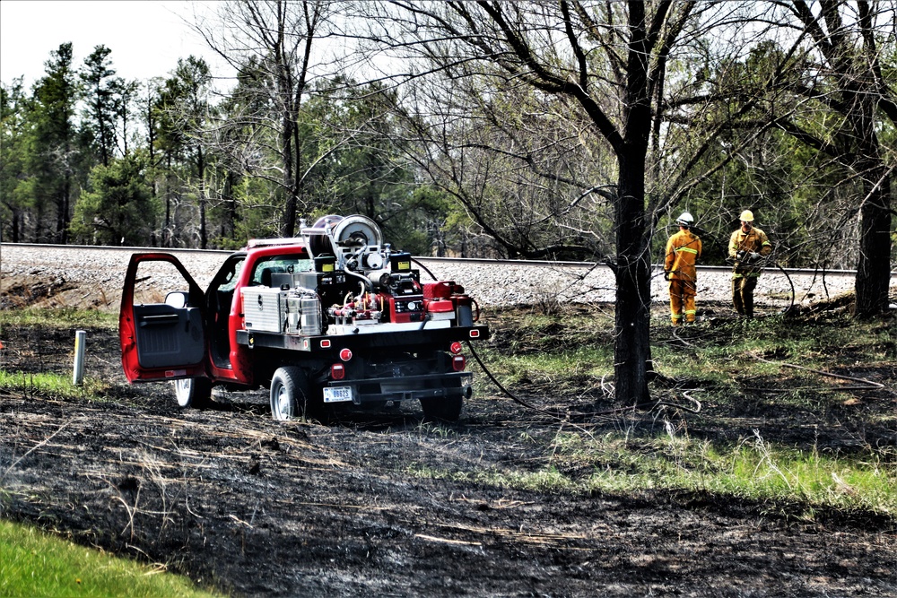 Fort McCoy prescribed burn team hold early May burn on installation
