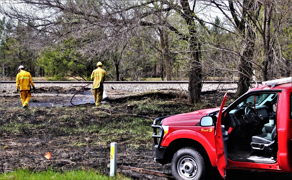 Fort McCoy prescribed burn team hold early May burn on installation