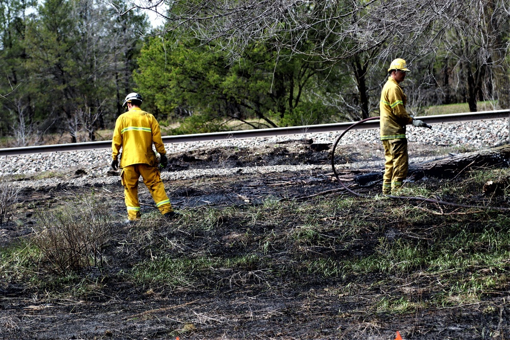 Fort McCoy prescribed burn team hold early May burn on installation