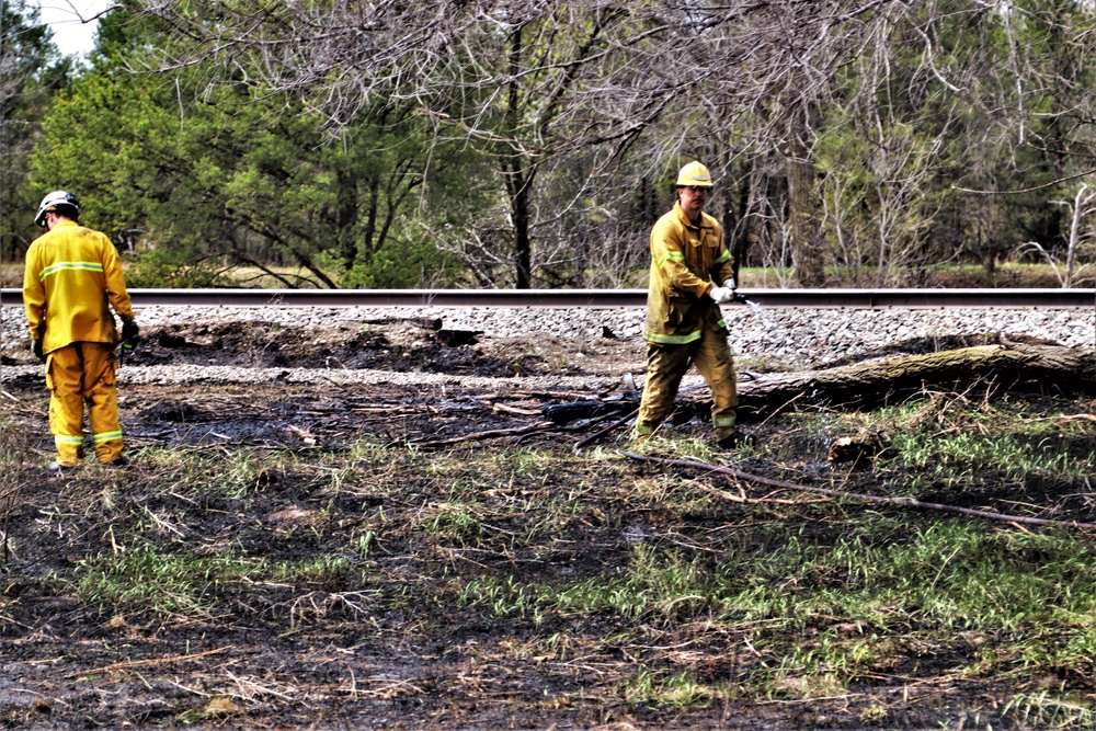 Fort McCoy prescribed burn team hold early May burn on installation