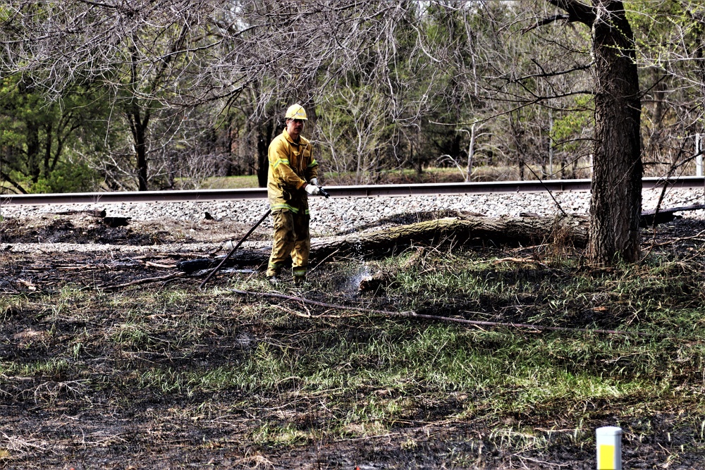 Fort McCoy prescribed burn team hold early May burn on installation