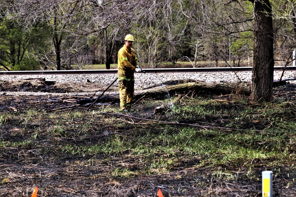 Fort McCoy prescribed burn team hold early May burn on installation