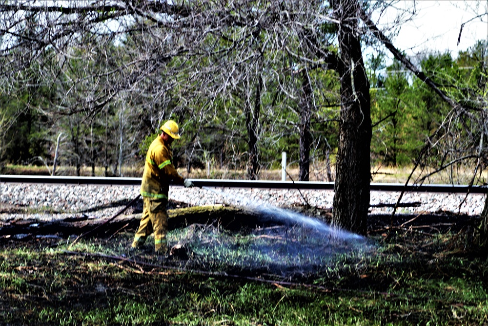 Fort McCoy prescribed burn team hold early May burn on installation