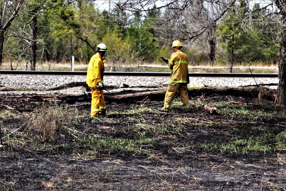 Fort McCoy prescribed burn team hold early May burn on installation