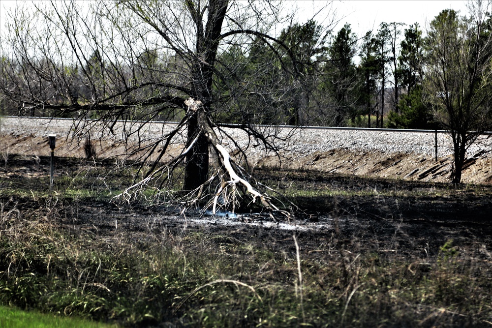 Fort McCoy prescribed burn team hold early May burn on installation