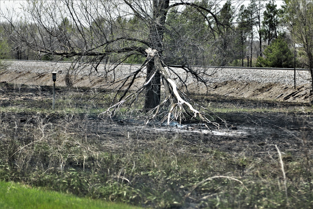 Fort McCoy prescribed burn team hold early May burn on installation