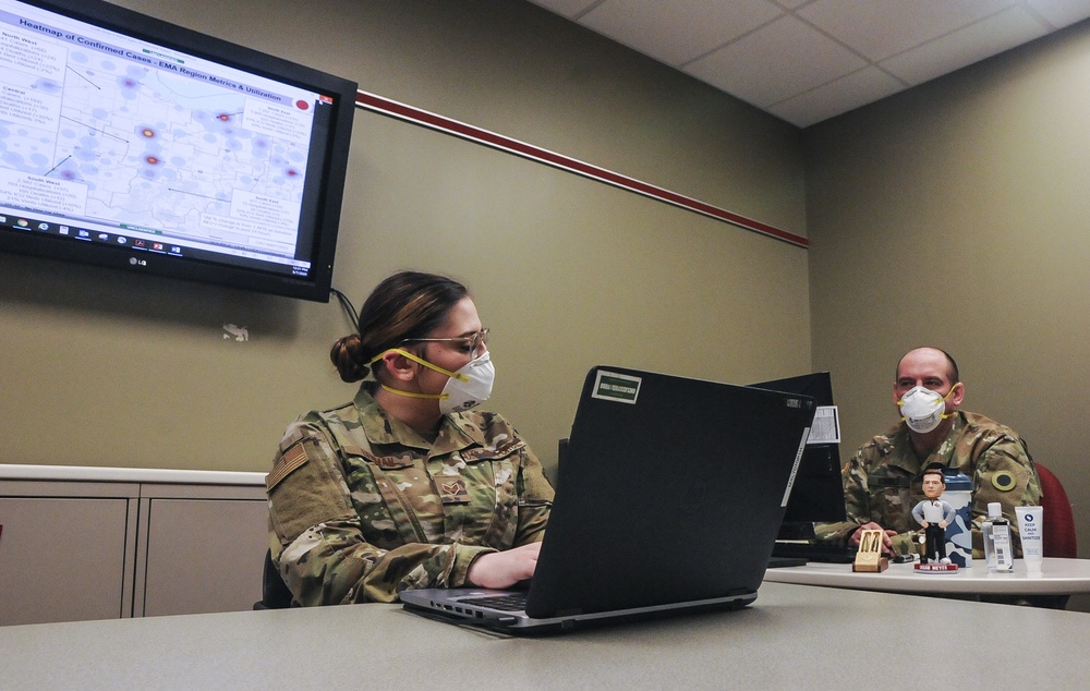 Intelligence team gathers critical COVID-19 data for joint task force