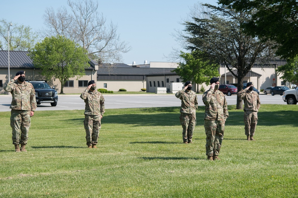 436th SFS Police Week Retreat Ceremony