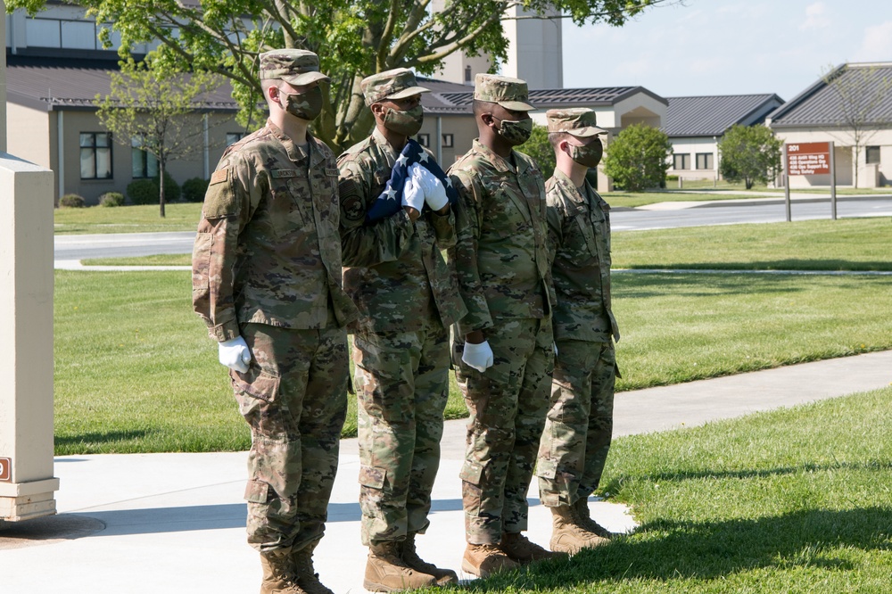 436th SFS Police Week Retreat Ceremony