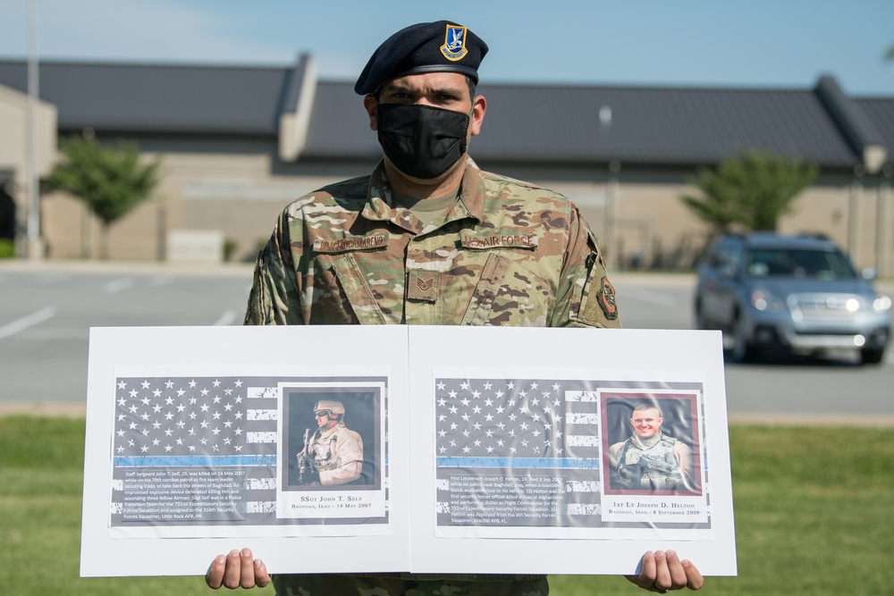 436th SFS Police Week Retreat Ceremony