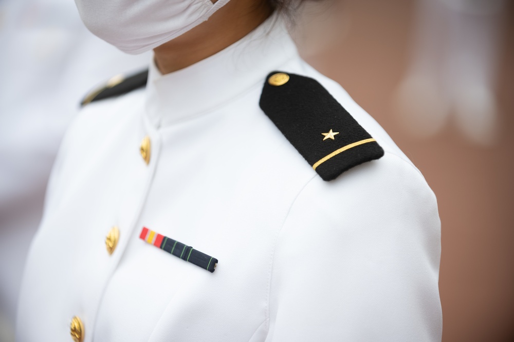 The United States Naval Academy holds the fourth swearing-in event for the Class of 2020