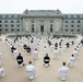 The United States Naval Academy holds the fourth swearing-in event for the Class of 2020