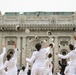 The United States Naval Academy holds the fourth swearing-in event for the Class of 2020