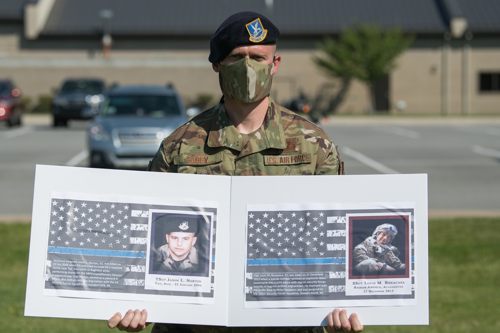 436th SFS Police Week Retreat Ceremony