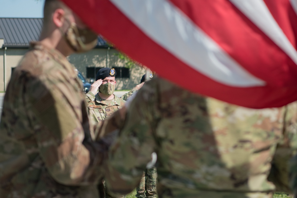 436th SFS Police Week Retreat Ceremony