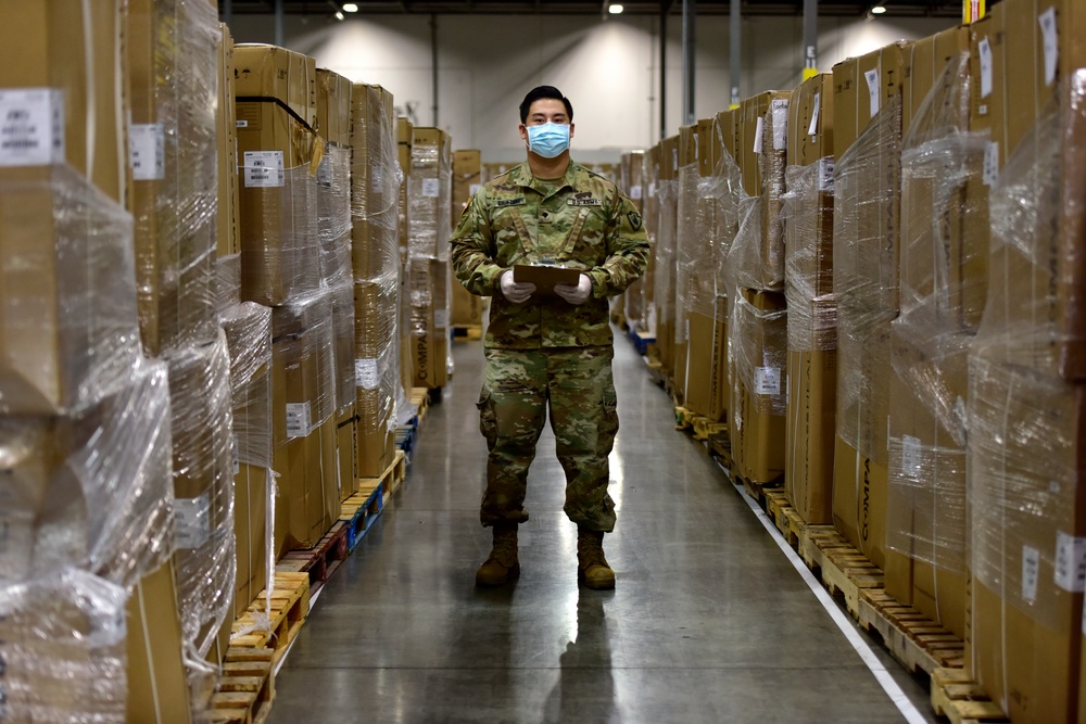 Warehouse support enables frontline medical workers