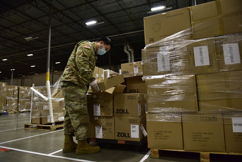 Warehouse support enables frontline medical workers