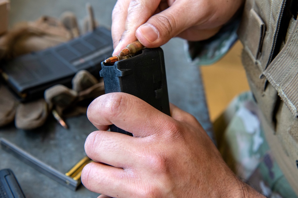 ‘Dragons’ conduct weapons training