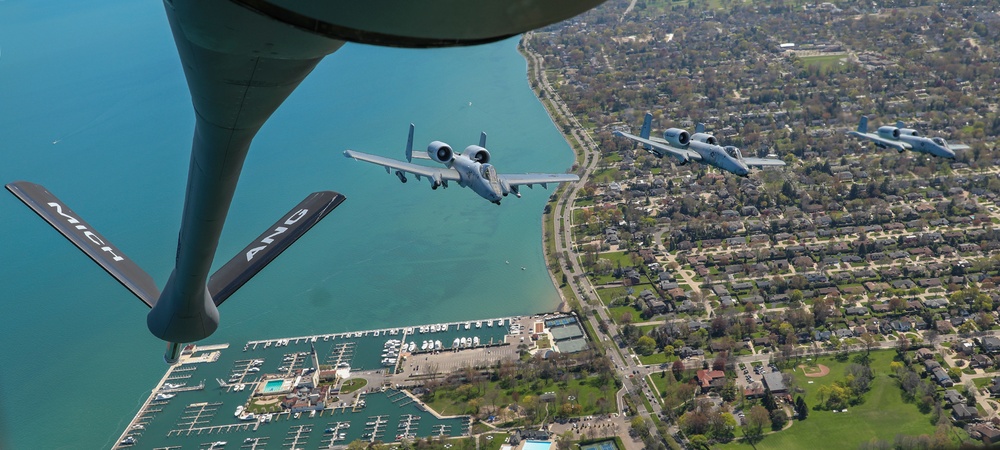 Michigan Strong Flyover