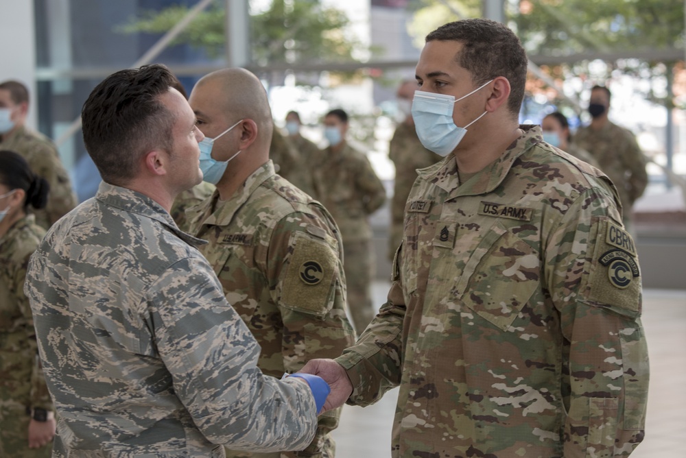 Colorado National Guard Members support the COVID-19 Response Efforts