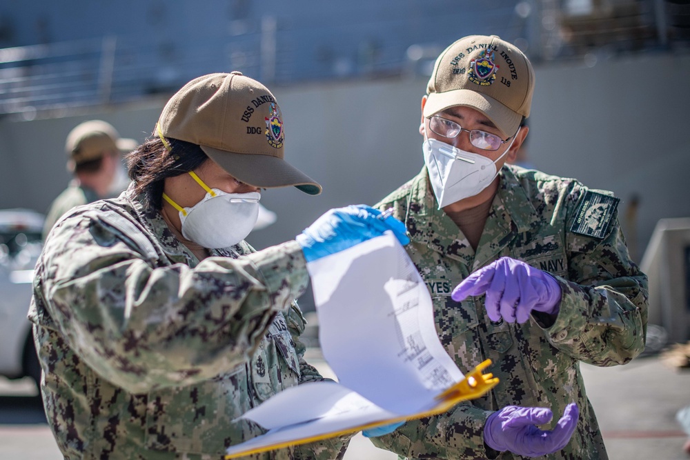 USS Kidd Conducts Crew Swap, Transitions to Next Phase of COVID-19 Recovery