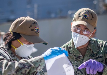 USS Kidd Conducts Crew Swap, Transitions to Next Phase of COVID-19 Response