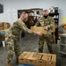 U.S. Congressman Rep. Rick Larsen visits Guardsmen at Sedro-Woolley Food Bank.