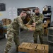 U.S. Congressman Rep. Rick Larsen visits Guardsmen at Sedro-Woolley Food Bank.