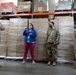 U.S. Congressman Rep. Rick Larsen visits Guardsmen at Sedro-Woolley Food Bank.