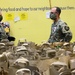 Washington National Guardsmen work at local food banks