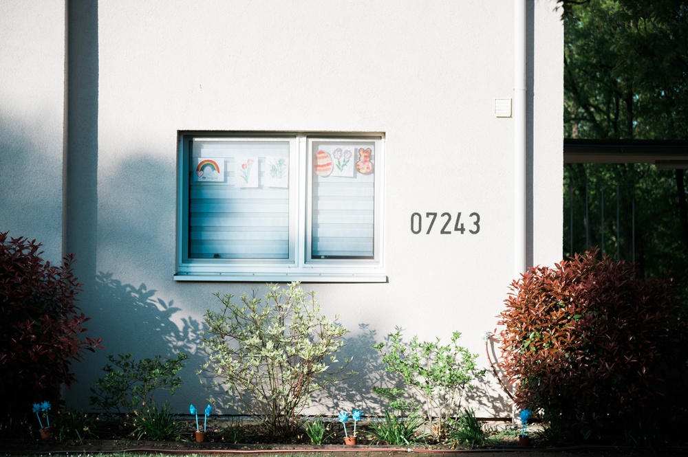 Rainbow art brings cheer during quarantine