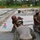 U.S. Navy Seabees from NMCB 5’s Detail Diego Garcia build Tension Fabric Structures to support the U.S. Air Force