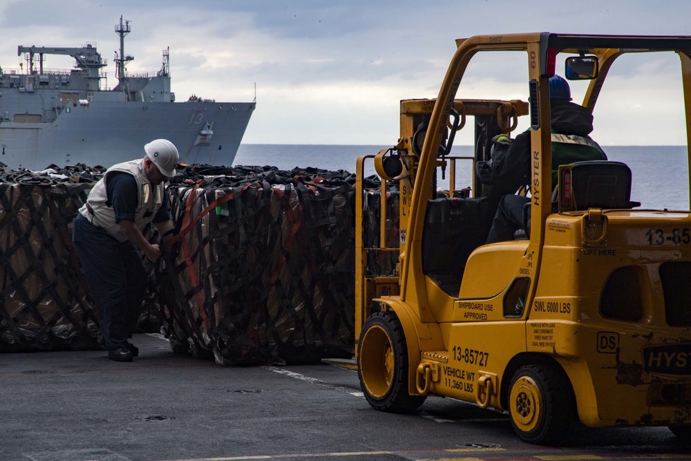 USS Harry S. Truman (CVN 75) transits the Atlantic Ocean