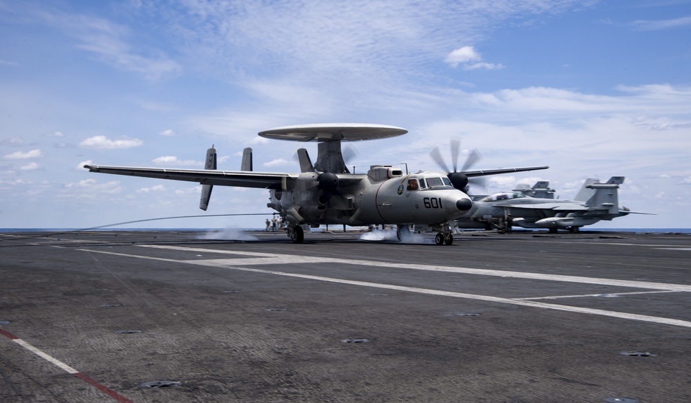 USS Harry S. Truman (CVN 75) transits the Atlantic Ocean