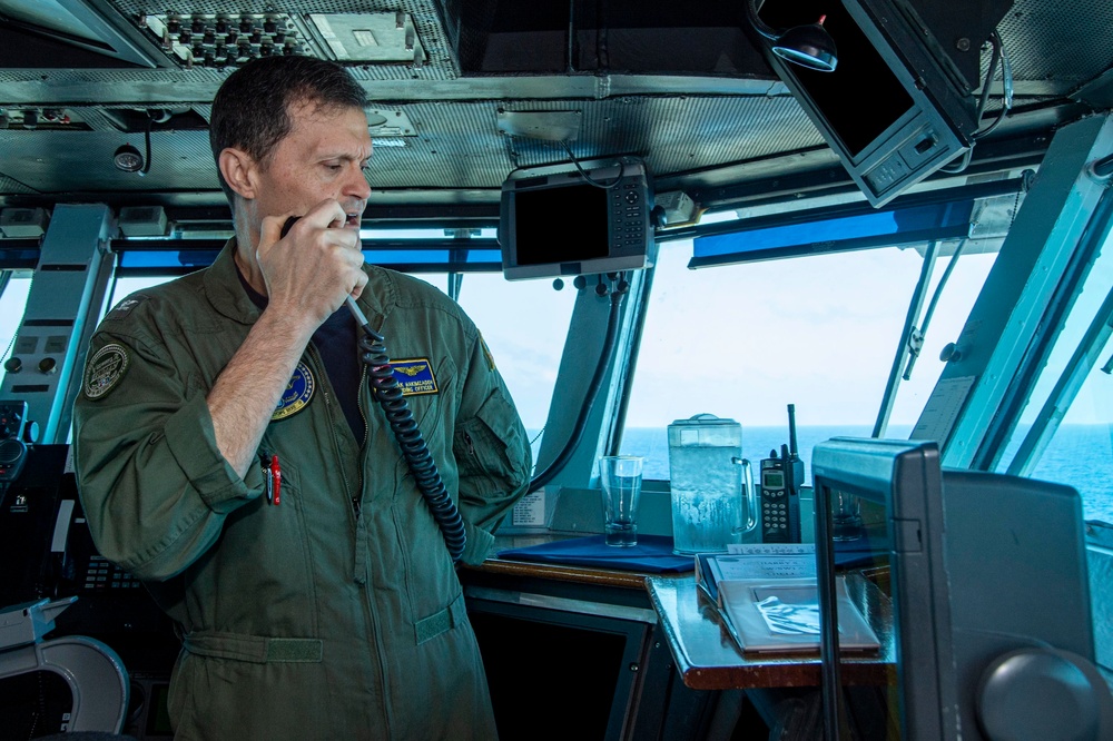 USS Harry S. Truman (CVN 75) transits the Atlantic Ocean