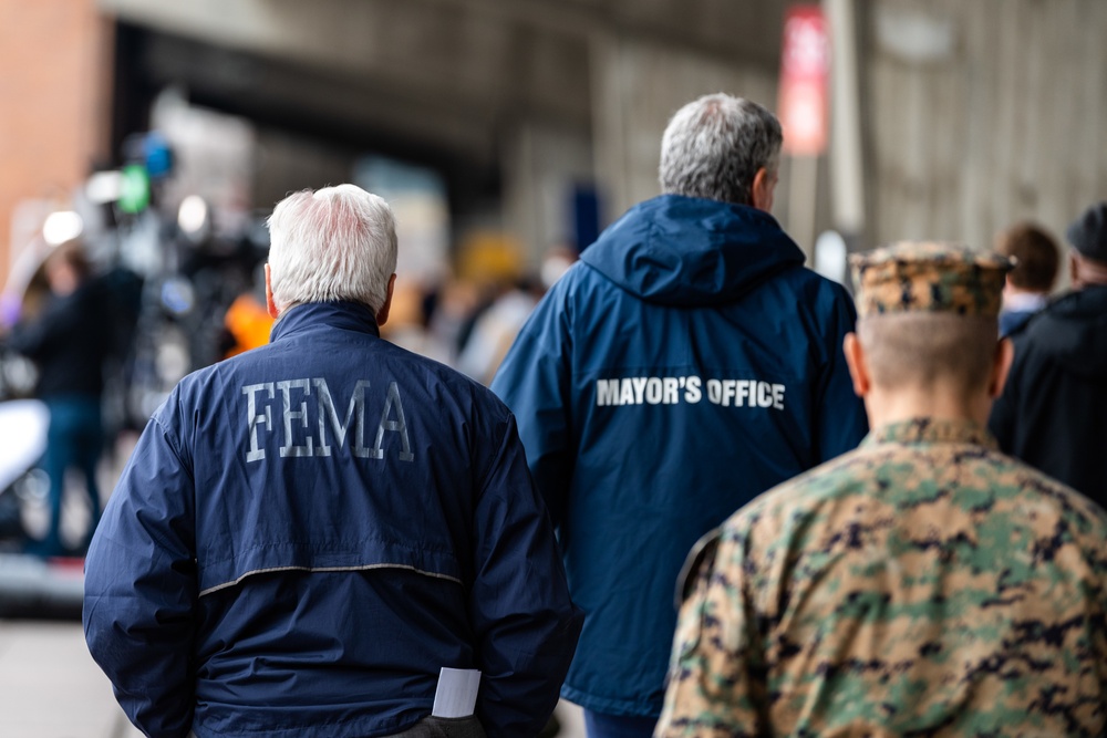 USNS Comfort Arrives In NYC